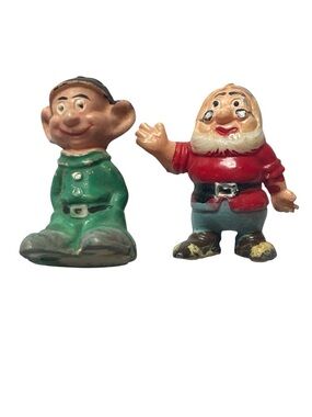 Louis Marx Disneykins Figurines Doc Dopey Snow White & The Seven Dwarfs 1960s